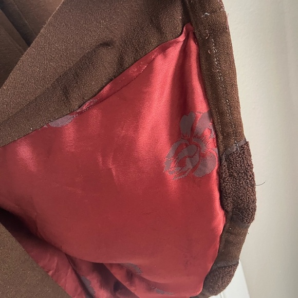 Brown Button-Up Coat - Picture 8 of 14